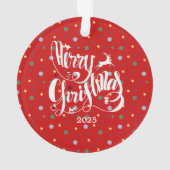 Noël personnalisé Père Noël Année (dos)