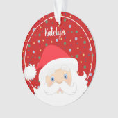 Noël personnalisé Père Noël Année (devant)