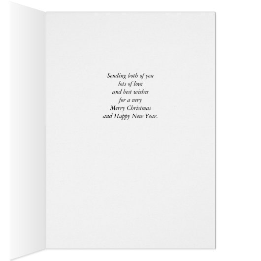 Noël personnalisé pour les parents, trompette en n (Intérieur (Droit))