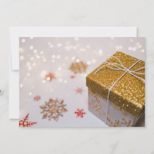 Noël Photo Mariage Enregistrer La Carte Date (Dos)