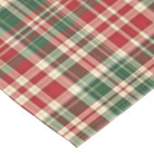 Noel Plaid 01-Coton Nappe 52x70 (Angle)