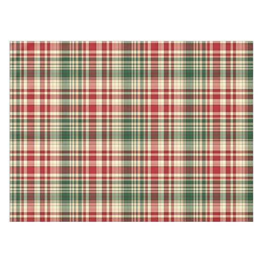 Noel Plaid 06-Coton Nappe 52x70 (Devant (Horizontal))