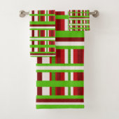 Noël Plaid en rouge, vert et blanc (En situation)