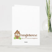 NOEL PLIÉ Écriture Verse Carte de Noël (Dos)