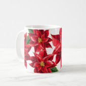 Noël Poinsettias Mug (Devant gauche)