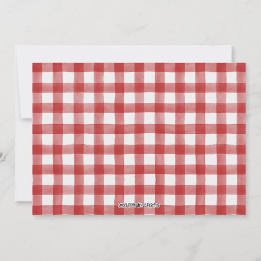 Noël Pointsettia Baby shower Invitation (Dos)