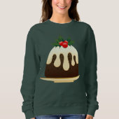 noël pouddings femmes sweatshirt (Devant)