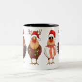 Noël Poulet de Noël Mug Café Fêtes Thé (Centre)