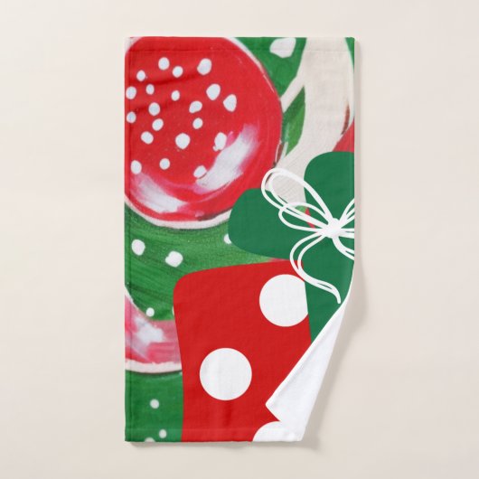 Noël présent (Serviette à main)