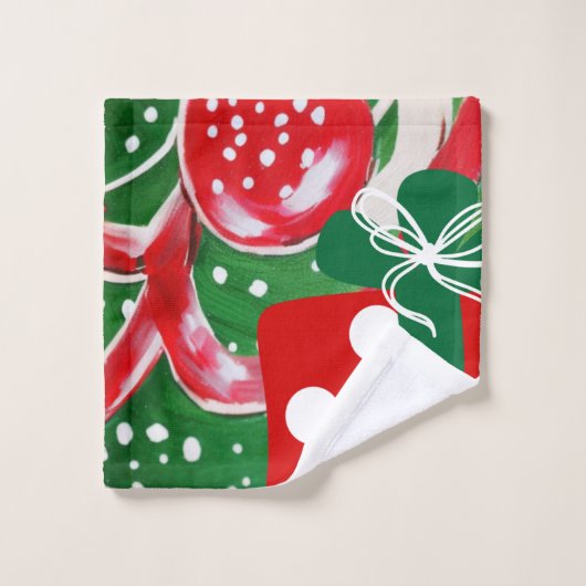 Noël présent (Gant de toilette)