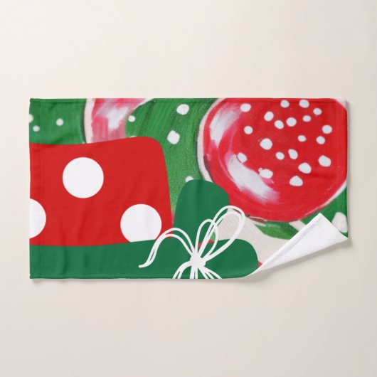 Noël présent (Serviette à main)