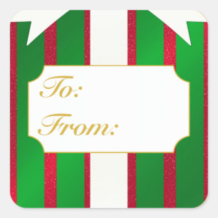 Noël présent au/du Étiquette