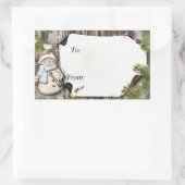 Noël présent aux et aux Étiquettes (Sac)