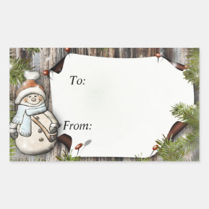 Noël présent aux et aux Étiquettes