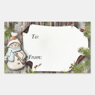 Noël présent aux et aux Étiquettes