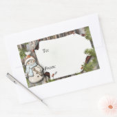 Noël présent aux et aux Étiquettes (Enveloppe)