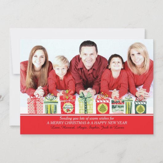 Noël présente le Carte photo (Devant)