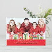 Noël présente le Carte photo (Debout devant)