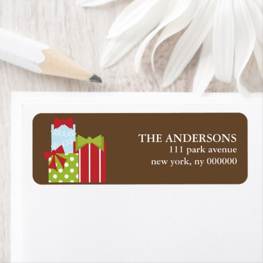 Noël présente le Étiquette (En situation)