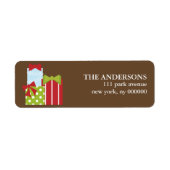 Noël présente le Étiquette (Devant)