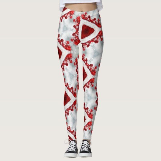 noël présente les leggings de kaléidoscope (Devant)