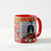 Noël présente Musique Box MUG (Devant droit)