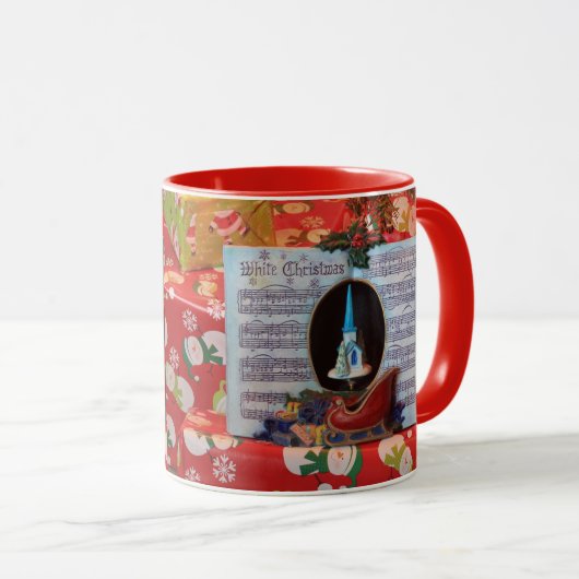 Noël présente Musique Box MUG (Devant droit)