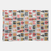 noël présente serviette de cuisine (Horizontal)