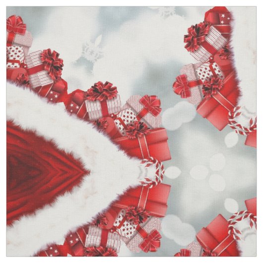 noël présente tissu kaléidoscope (Échantillon)