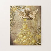 Noël Puzzle Gold Angel (Vertical)