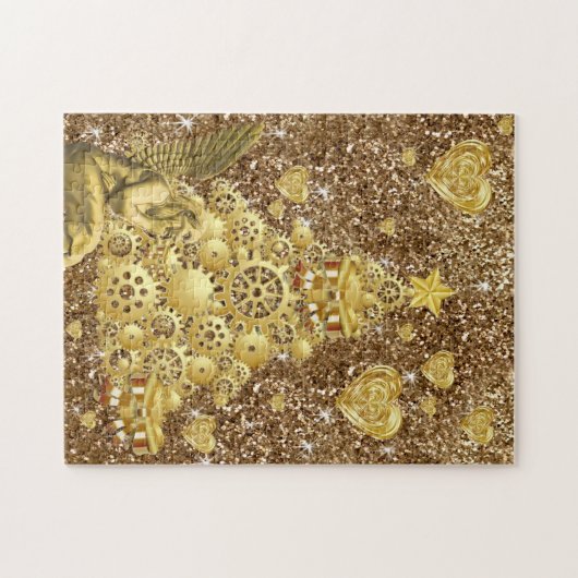 Noël Puzzle Golf Angel (Horizontal)