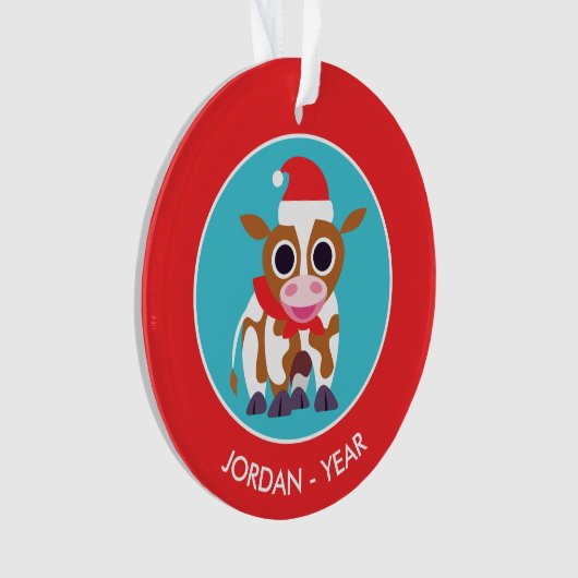 Noël Reba la vache (devant)