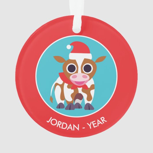 Noël Reba la vache (dos)