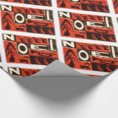 Noel Red Cadeaupapier (Hoek)
