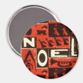 Noel Red Magneet (Voorkant / Achterkant)