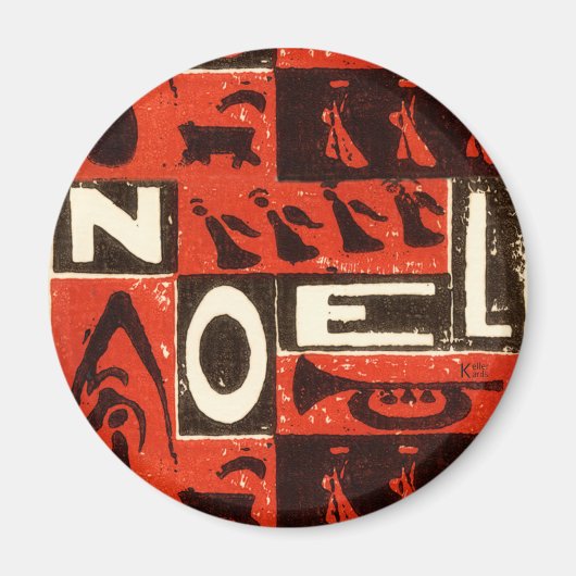 Noel Red Magneet (Voorkant)