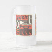 Noel Red Matglas Bierpul (Voorkant links)