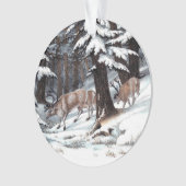 Noël Reindeer hiver Woodland vacances Russe (devant)