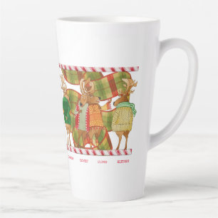 NOËL RÉINDEER Tall Latte Mug
