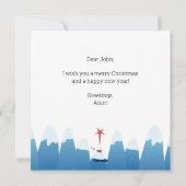 Noël religieux Joie au monde Carte de vacances (Dos)