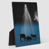 Noël, Religieux, Nativité, Étoiles, Plaque (Côté)