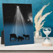 Noël, Religieux, Nativité, Étoiles, Plaque (Côté)
