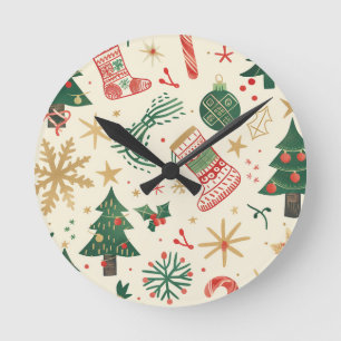 Noël - Remplir votre maison - Horloge murale
