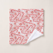 Noël rose sucre de canne (Gant de toilette)