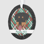Noël Rottweiler personnalisé (devant)