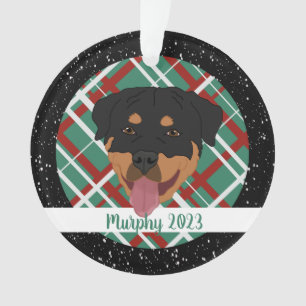 Noël Rottweiler personnalisé