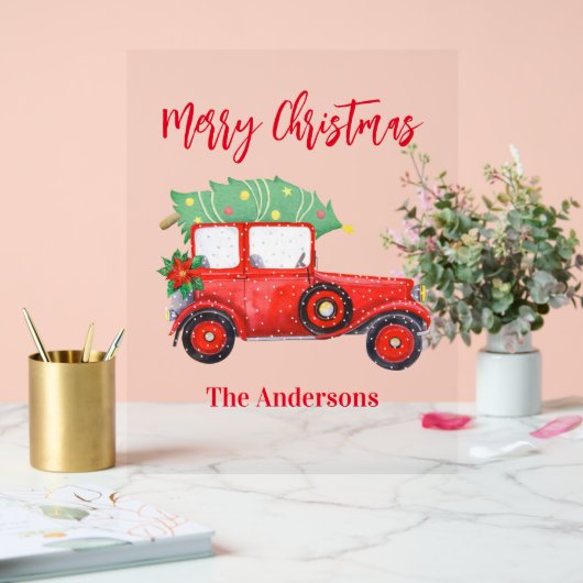 Noël Rouge Camion blanc (Mariage)
