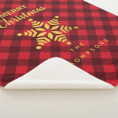 Noël Rouge et noir Buffle Plaid Star Snowflake (3/4)