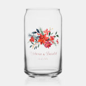 Noel rouge Poinsetta Floral Custom Wedding (Recto)