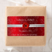 Noël Rouge, Vacances / Étiquette de vin Mariage (En situation)